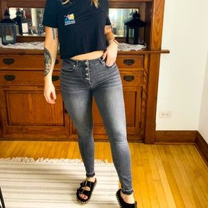 Zara premium high waist skinny jeans